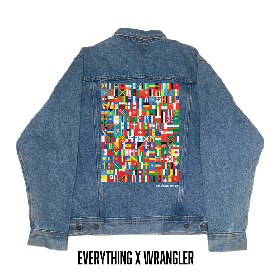 CLEAN UP - IMMIGRANT DENIM JACKET (WHITE)